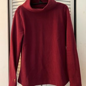 Dudley Stephens Greenpoint turtleneck! Vello fleece in burgundy. EUC